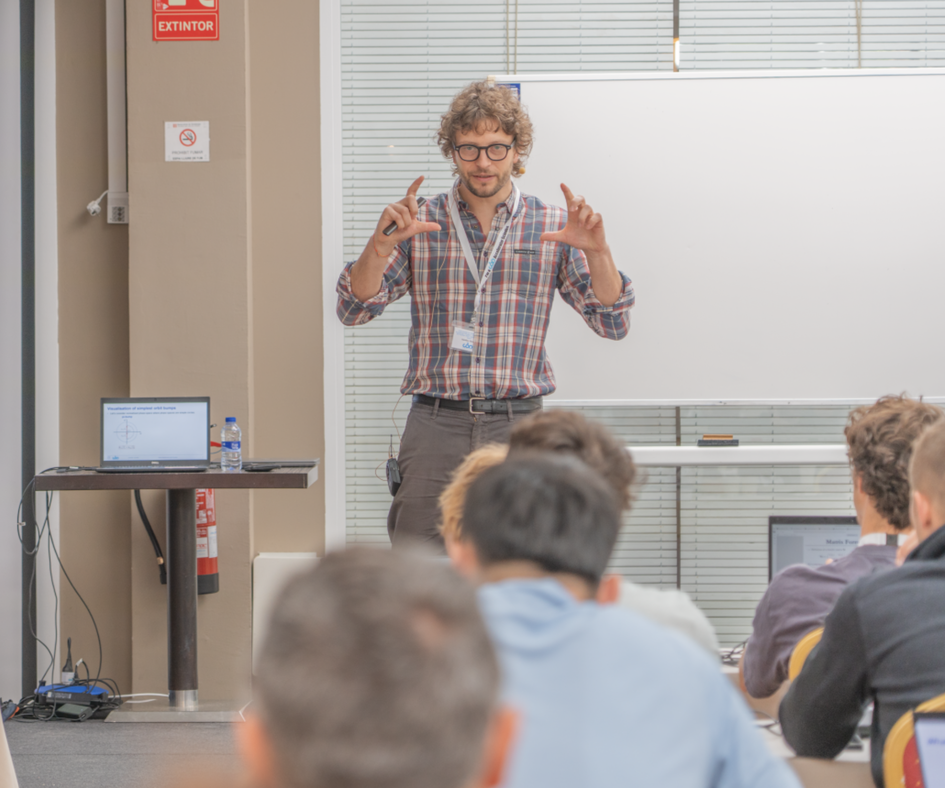 Davide Gamba presenting Linear Imperfections