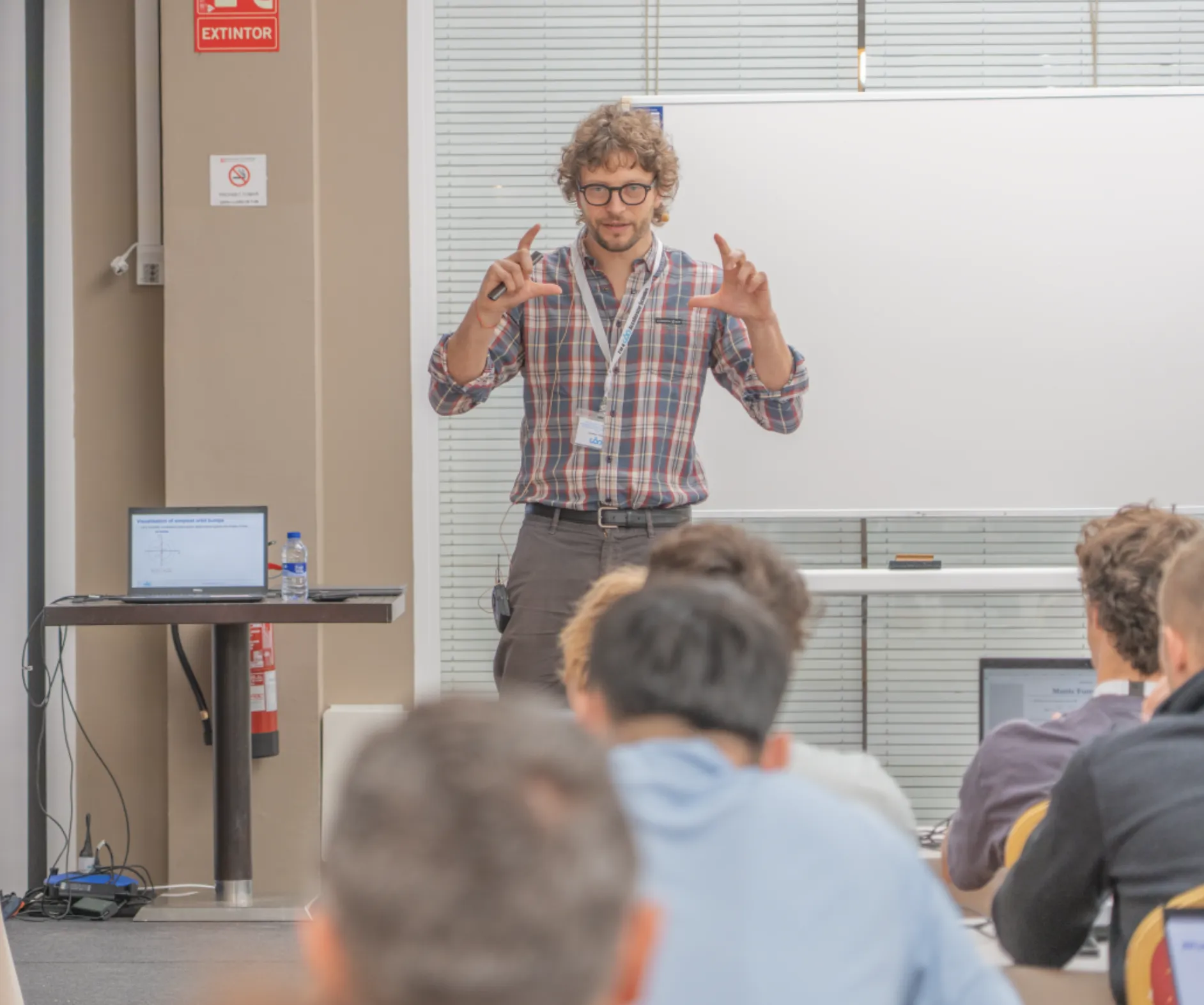Davide Gamba presenting Linear Imperfections