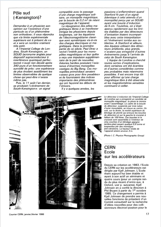 CERN Ecole sur les accélérateurs